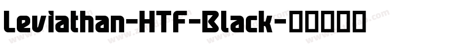 Leviathan-HTF-Black字体转换
