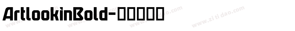ArtlookinBold字体转换