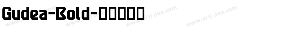 Gudea-Bold字体转换
