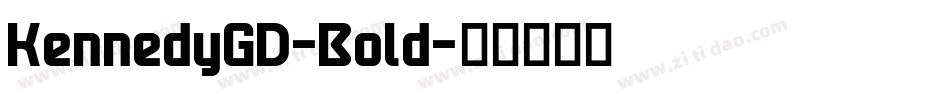 KennedyGD-Bold字体转换