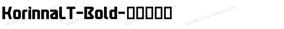 KorinnaLT-Bold字体转换 KorinnaLT-Bold字体转换