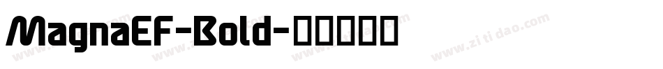 MagnaEF-Bold字体转换