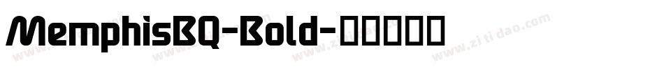 MemphisBQ-Bold字体转换