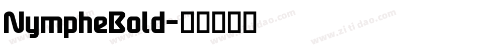 NympheBold字体转换