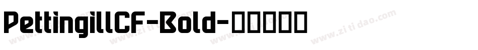 PettingillCF-Bold字体转换