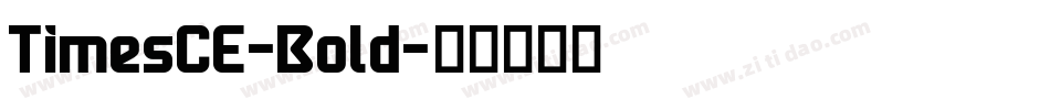 TimesCE-Bold字体转换