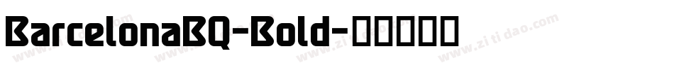BarcelonaBQ-Bold字体转换