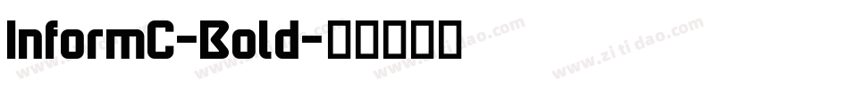InformC-Bold字体转换