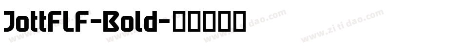 JottFLF-Bold字体转换