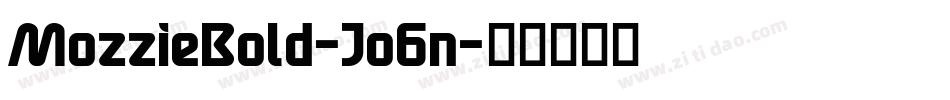 MozzieBold-Jo6n字体转换