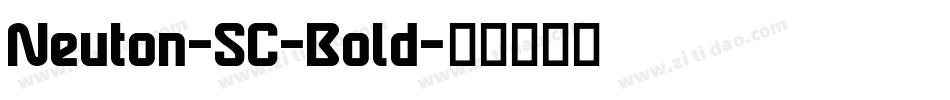 Neuton-SC-Bold字体转换