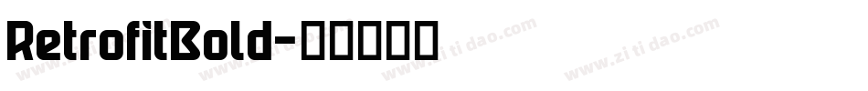 RetrofitBold字体转换
