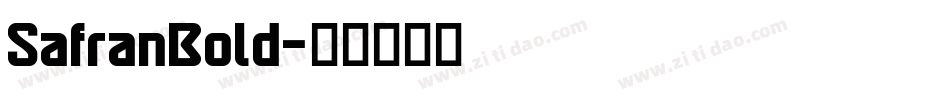 SafranBold字体转换