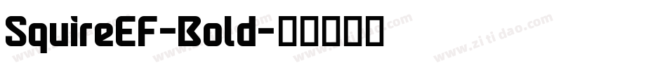SquireEF-Bold字体转换