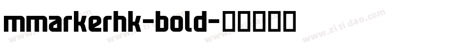 mmarkerhk-bold字体转换