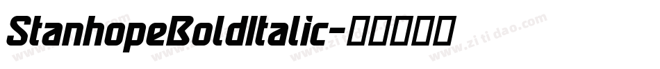 StanhopeBoldItalic字体转换 StanhopeBoldItalic字体转换