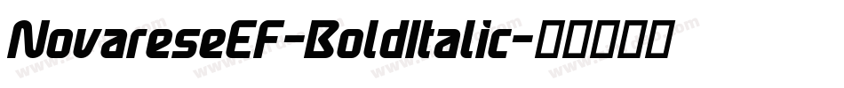 NovareseEF-BoldItalic字体转换