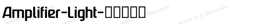 Amplifier-Light字体转换