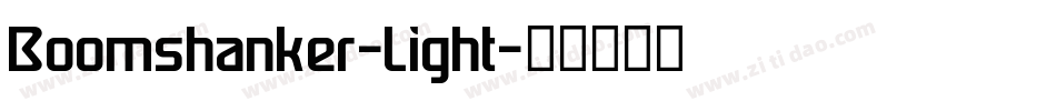 Boomshanker-Light字体转换