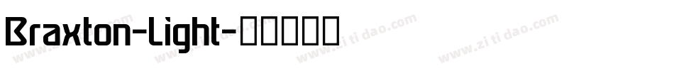 Braxton-Light字体转换