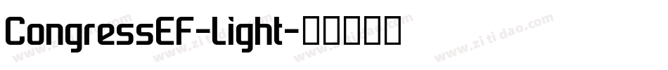 CongressEF-Light字体转换