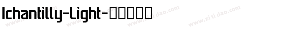Ichantilly-Light字体转换