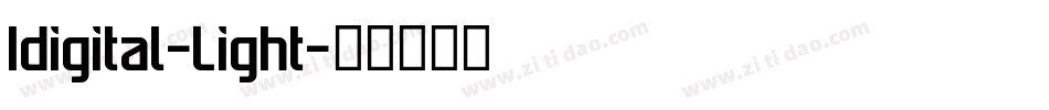Idigital-Light字体转换