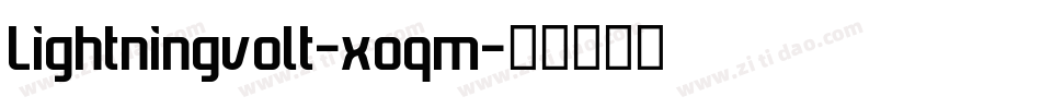 Lightningvolt-xoqm字体转换