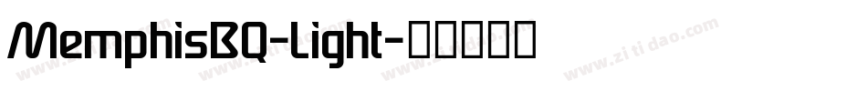 MemphisBQ-Light字体转换