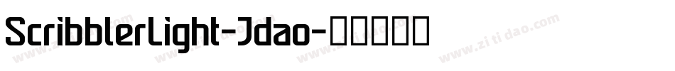 ScribblerLight-Jdao字体转换