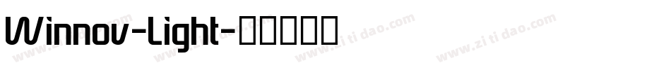 Winnov-Light字体转换