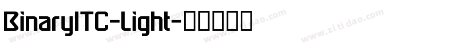 BinaryITC-Light字体转换