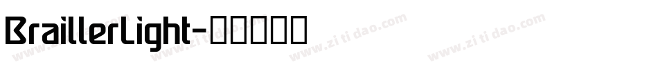 BraillerLight字体转换