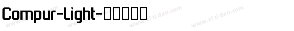 Compur-Light字体转换