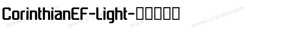CorinthianEF-Light字体转换