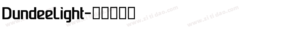 DundeeLight字体转换