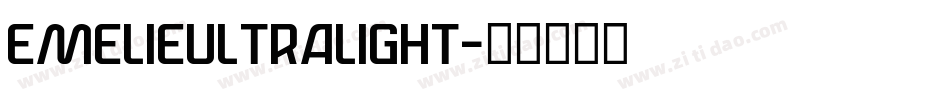 EMELIEULTRALIGHT字体转换