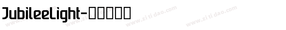 JubileeLight字体转换