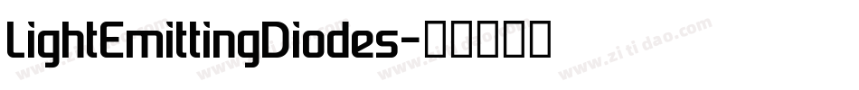 LightEmittingDiodes字体转换