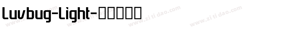 Luvbug-Light字体转换