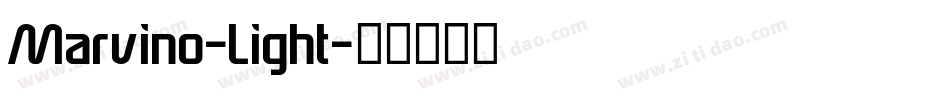 Marvino-Light字体转换