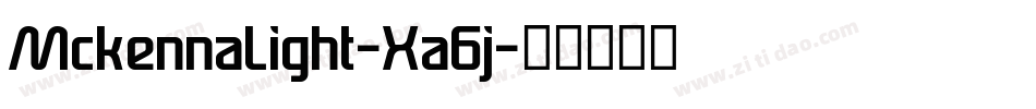 MckennaLight-Xa6j字体转换