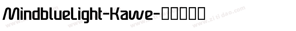 MindblueLight-Kawe字体转换