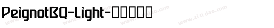 PeignotBQ-Light字体转换