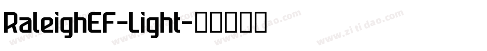 RaleighEF-Light字体转换