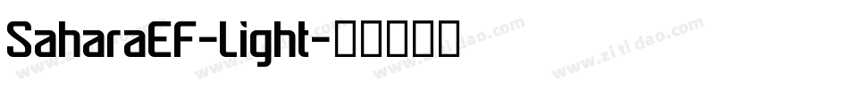 SaharaEF-Light字体转换