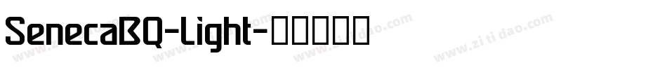 SenecaBQ-Light字体转换