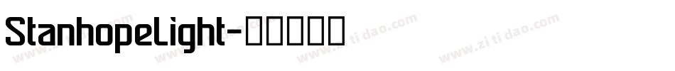 StanhopeLight字体转换