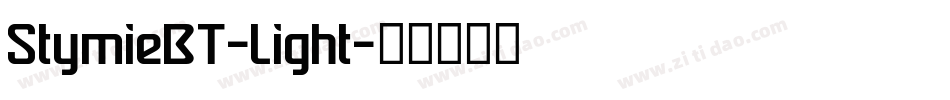 StymieBT-Light字体转换
