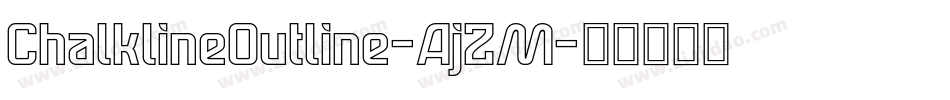 ChalklineOutline-AjZM字体转换